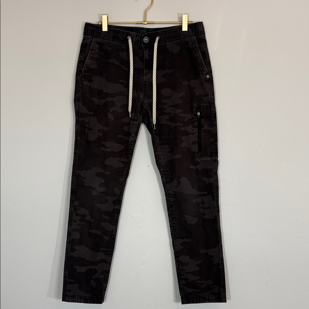 Vuori Dark Gray Camo Ripstop Pants